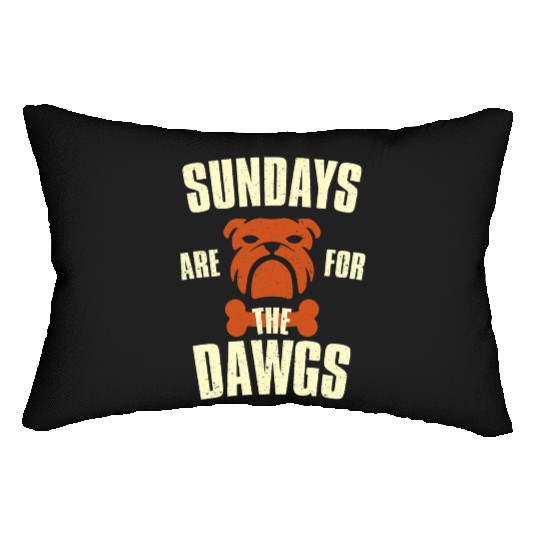 Sundays are for the dogs Cleveland Ohio Lumbar Pillows