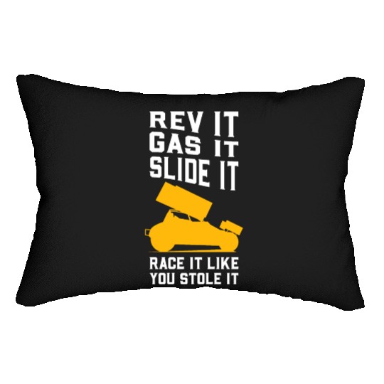 Sprint Car Racing Lumbar Pillows