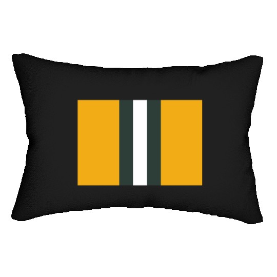 Green Bay Football Helmet Lumbar Pillows