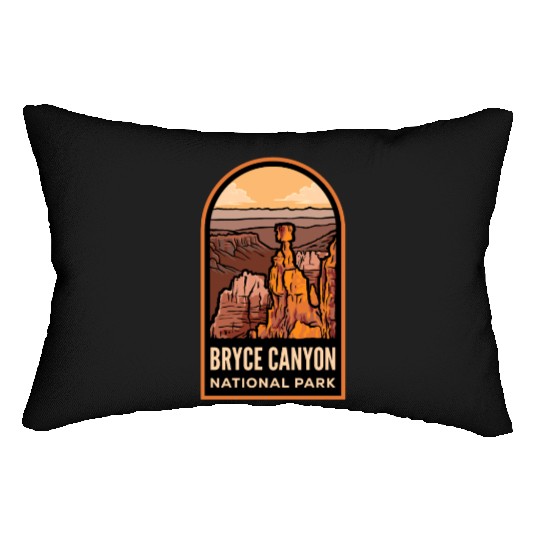Bryce Canyon National Park Badge Lumbar Pillows