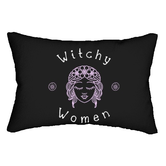 Witchy Women Halloween Lumbar Pillows