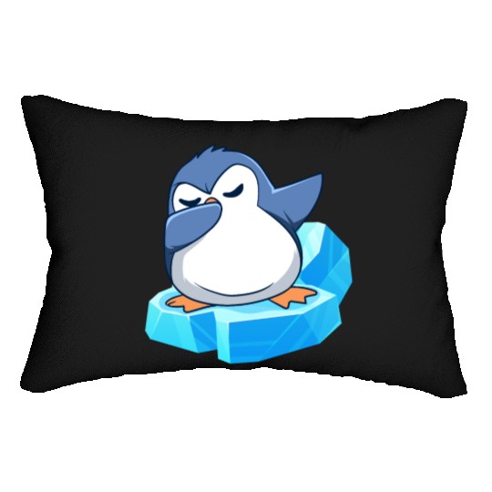 Dab Dabbing Penguins Flipper Penguin Zoo Animals Lumbar Pillows