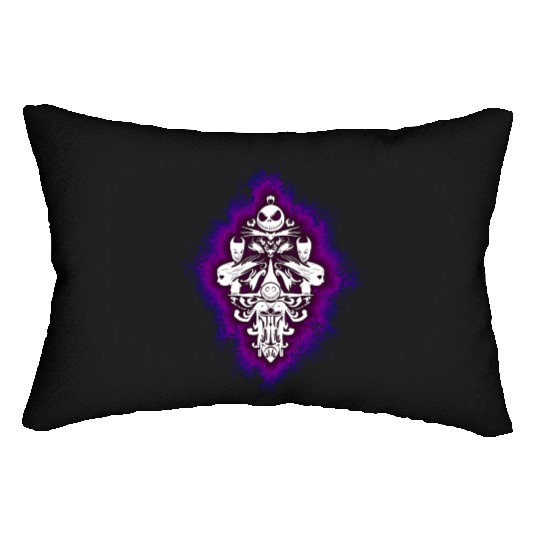 Jack Skellington Haunted Mansion Wallpaper Lumbar Pillows