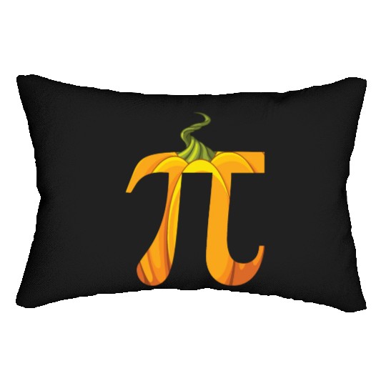 Pumpkin Pi Day Pun Science Lumbar Pillows March 14 3.14