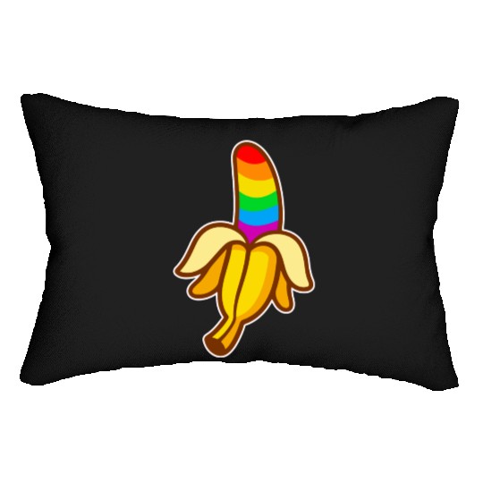 LGBT gay heart homosexuality Lumbar Pillows