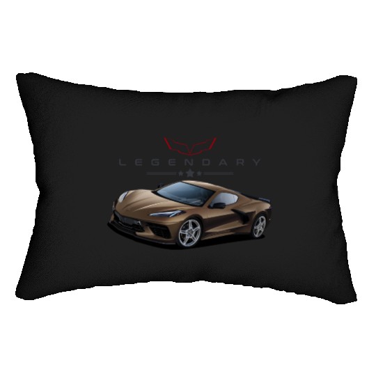 Bronze American Supercar Lumbar Pillows