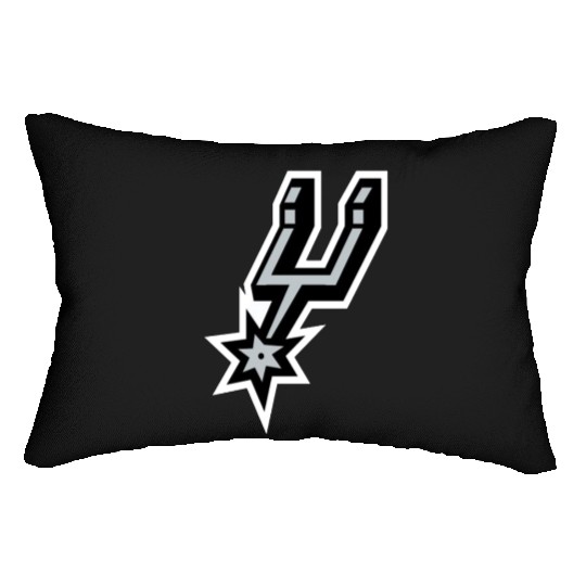 San Antonio Spurs logo Lumbar Pillows