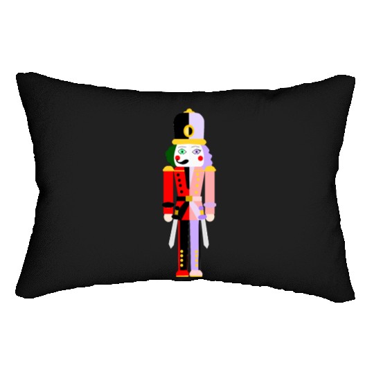 CARNIVAL CHRISTMAS: THE TWO SIDED NUTCRACKER Lumbar Pillows