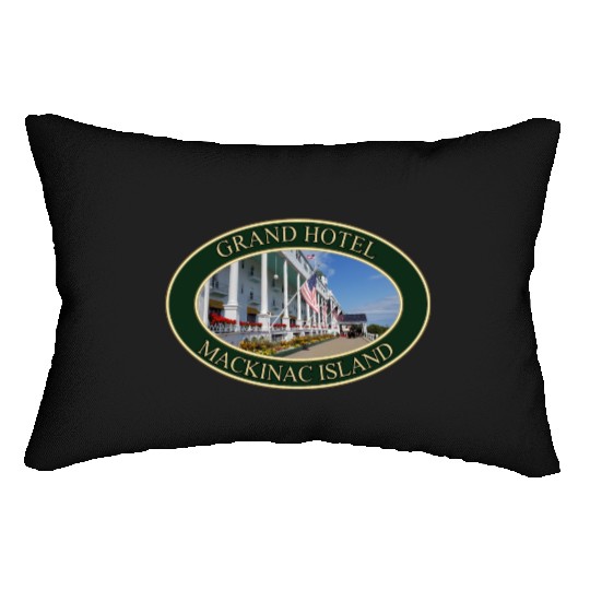Grand Hotel on Mackinac Island, Michigan Lumbar Pillows