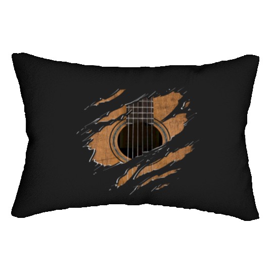 RIP Guitar Lumbar Pillows