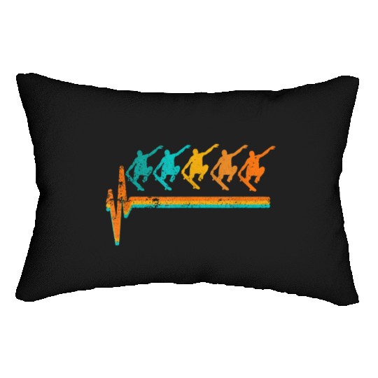 Skateboard Design For Skater lover Lumbar Pillows
