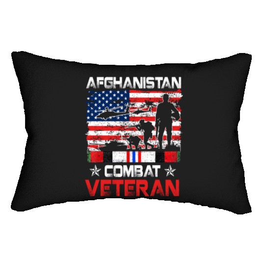 Afghanistan Combat Veteran US Veteran Military Lumbar Pillows