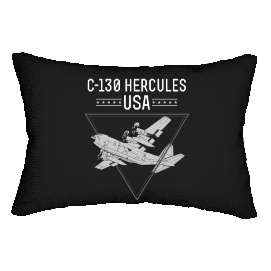 C 130 Hercules US Airborne Fighter Pilot Lumbar Pillows