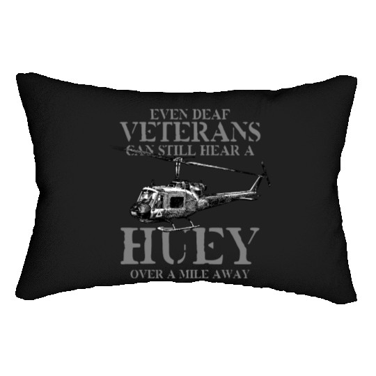 Huey Aircraft Army US Airborne Fighter Pilot Lumbar Pillows