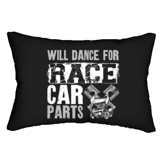 Dirt Track Racing Race Vintage Lumbar Pillows