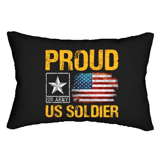 Proud Army Son Army Mom US Army Memorial Day Lumbar Pillows