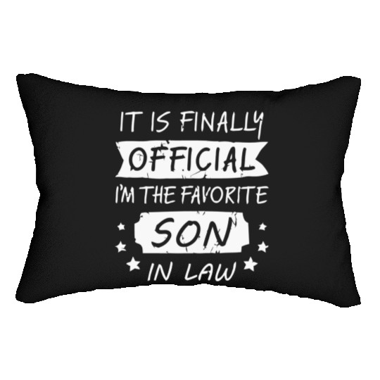 Favorite Son In Law Gifts For Son-In-Law Son Inlaw Lumbar Pillows
