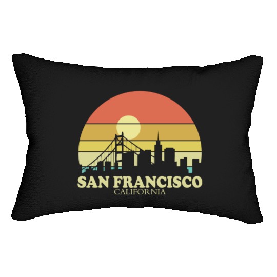 San Francisco Sunset Lumbar Pillows