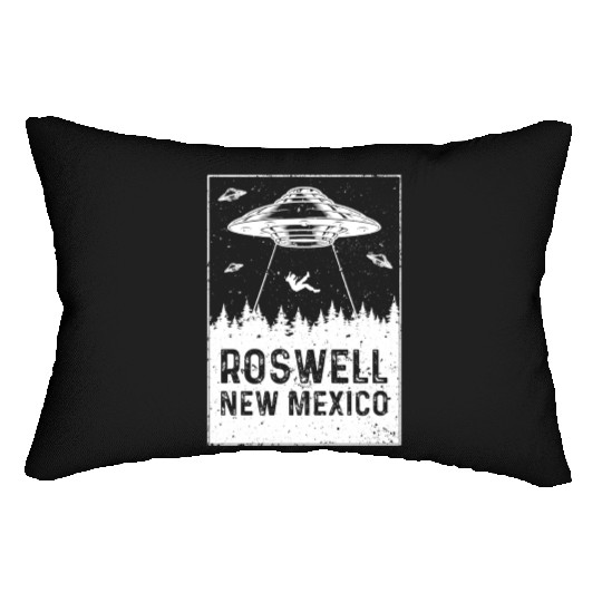 Roswell New Mexico UFO Alien Lumbar Pillows
