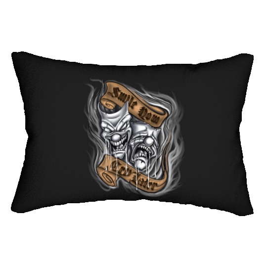 Smile now cry later Lumbar Pillows