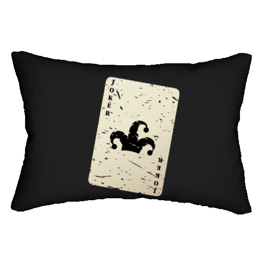 Joker card Lumbar Pillows