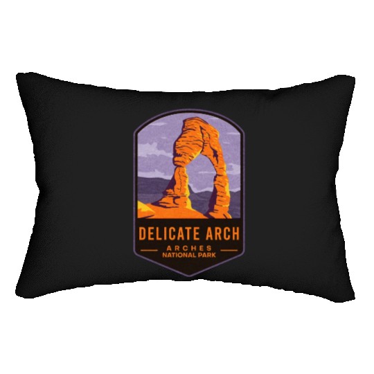Delicate Arch Arches National Park Lumbar Pillows