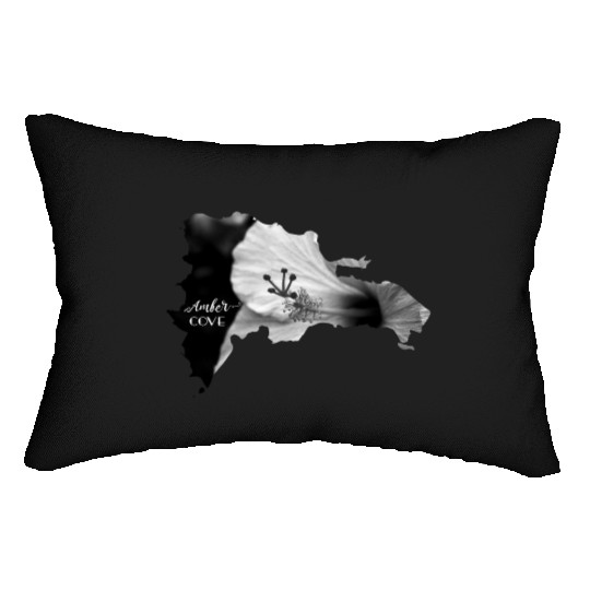 AMBER COVE Dominican Republic Map Puerto Plata DR Lumbar Pillows