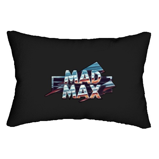mad max logo Lumbar Pillows