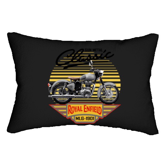 Royal Enfield CLASSIC GUN METAL Lumbar Pillows