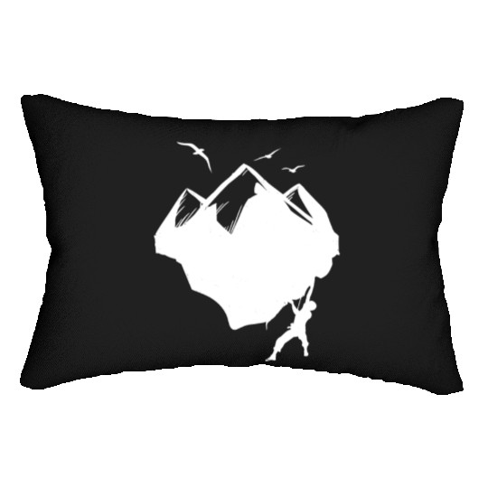 Climbing Carabiner Bouldering Mountain Sports Lumbar Pillows