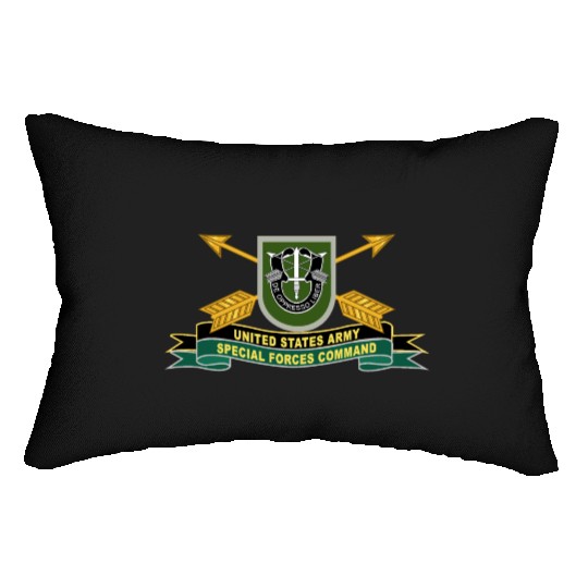 Army US Army Special Forces Command Flash Lumbar Pillows