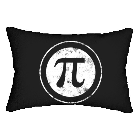 Pi Day Pi Maths Vintage Lumbar Pillows