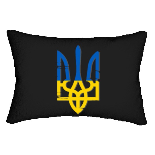 Ukraine Symbol Lumbar Pillows