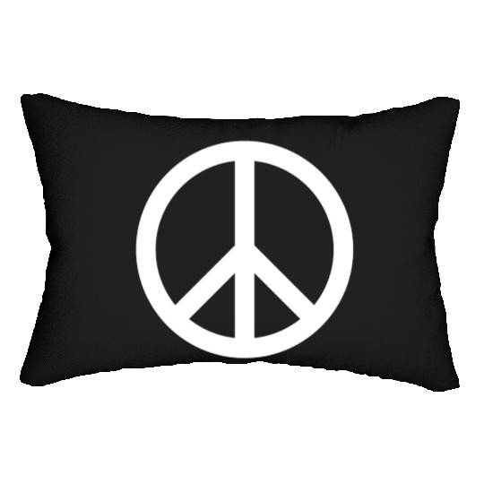 PEACE PEACE PEACE ON EARTH Lumbar Pillows