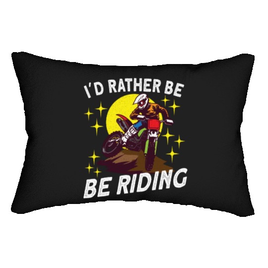 Dirt Bike Dirt Bike Riding Motocross Dirt Biking Lumbar Pillows