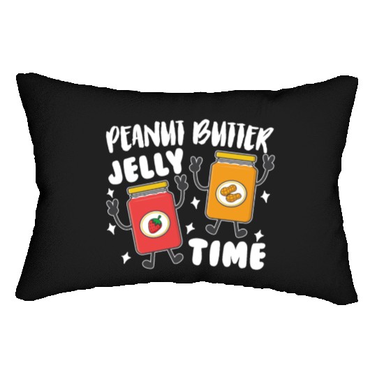 Peanni Butter Jelly Time Friend Peanut Strawberry Lumbar Pillows