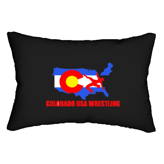 Team USA Wrestling Colorado Division Lumbar Pillows