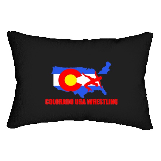 Team USA Wrestling Colorado Division Lumbar Pillows