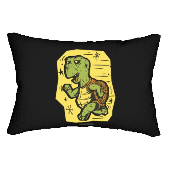 Funny Turtle Lumbar Pillows
