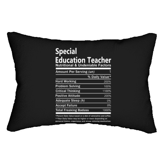 Special Education Teacher Lumbar Pillows - Nutritional An