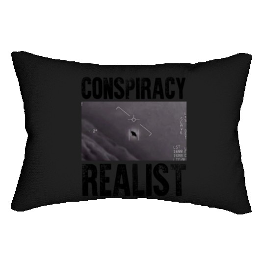 Conspiracy Realist I Want To Believe Believer Lumbar Pillows