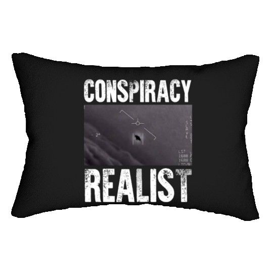 Conspiracy Realist Lumbar Pillows UFO Government Sighting