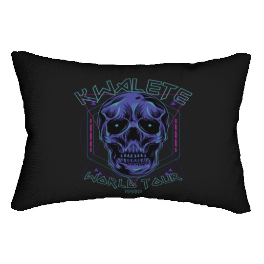 Kwalete World Tour Diamond Skull Lumbar Pillows