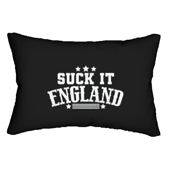 Suck It England - Funny Fourth Of July 1776 Party Lumbar Pillows