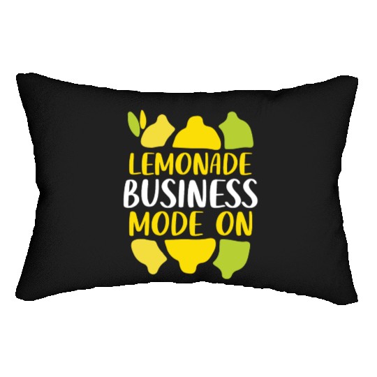 Lemonade Business Mode On Summer Fruit Lemon Lumbar Pillows