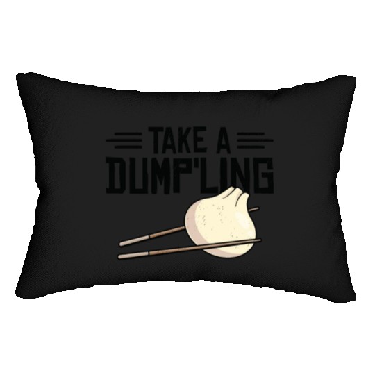 Dumpling Asian Food Chinese Food Fan Lumbar Pillows