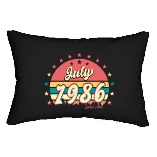 1986 July Best Gift Idea Lumbar Pillows
