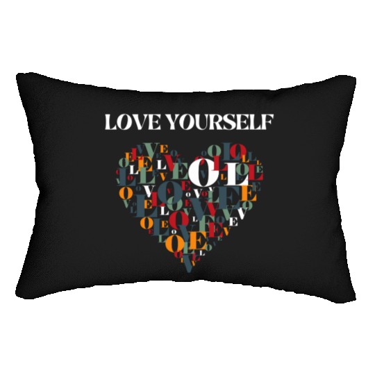 Wednay's Self-Love Merch Lumbar Pillows