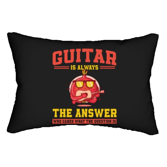 Onion Guitar Lumbar Pillows