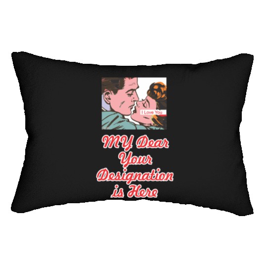 I love you best design Lumbar Pillows